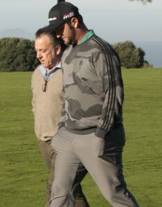 Ramón con Jon Rahm