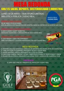 CARTEL MESA DEL GOLF