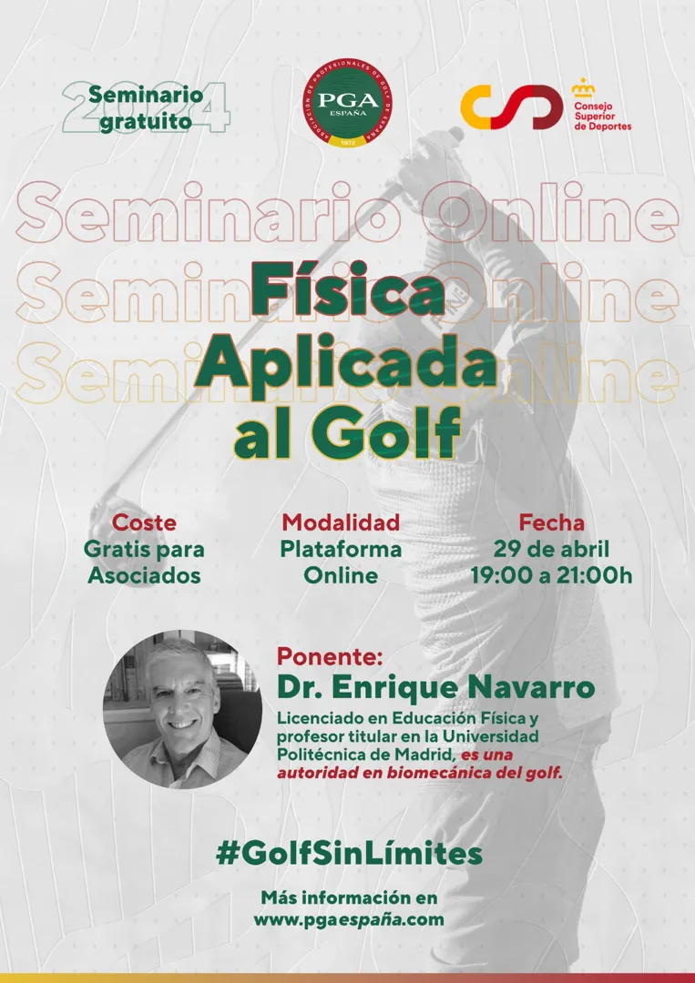 Seminario Online "Física Aplicada al Golf"