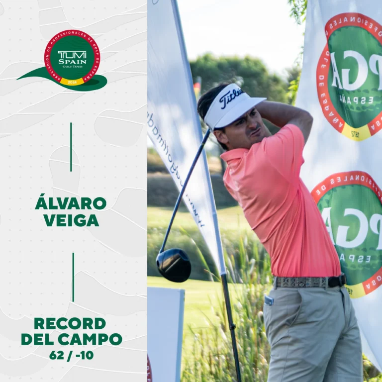 Álvaro Veiga establece nuevo récord en el Campo de Golf La Dehesa