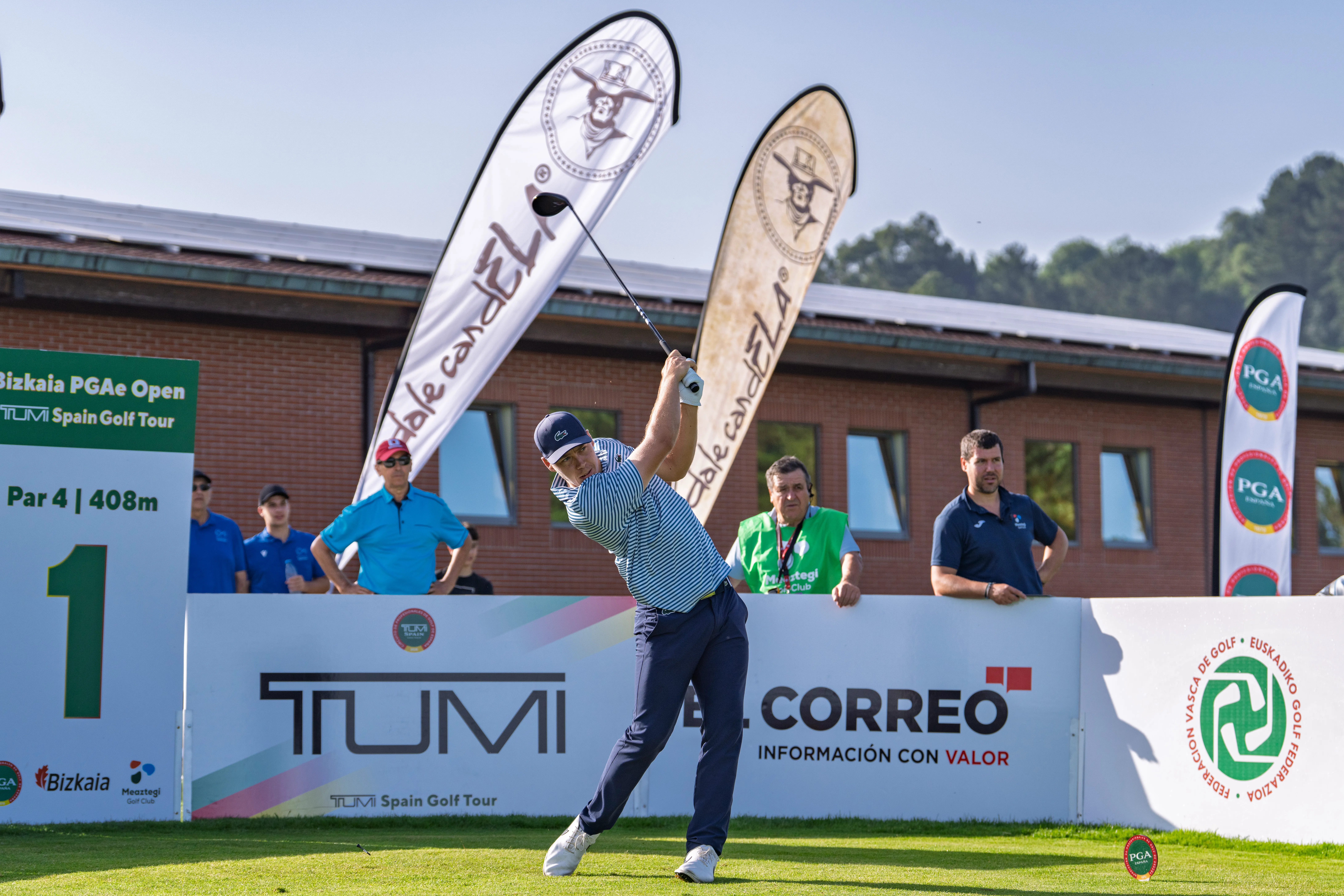 Borja Martín lidera la primera jornada del IV Bizkaia PGAe Open en Meaztegi