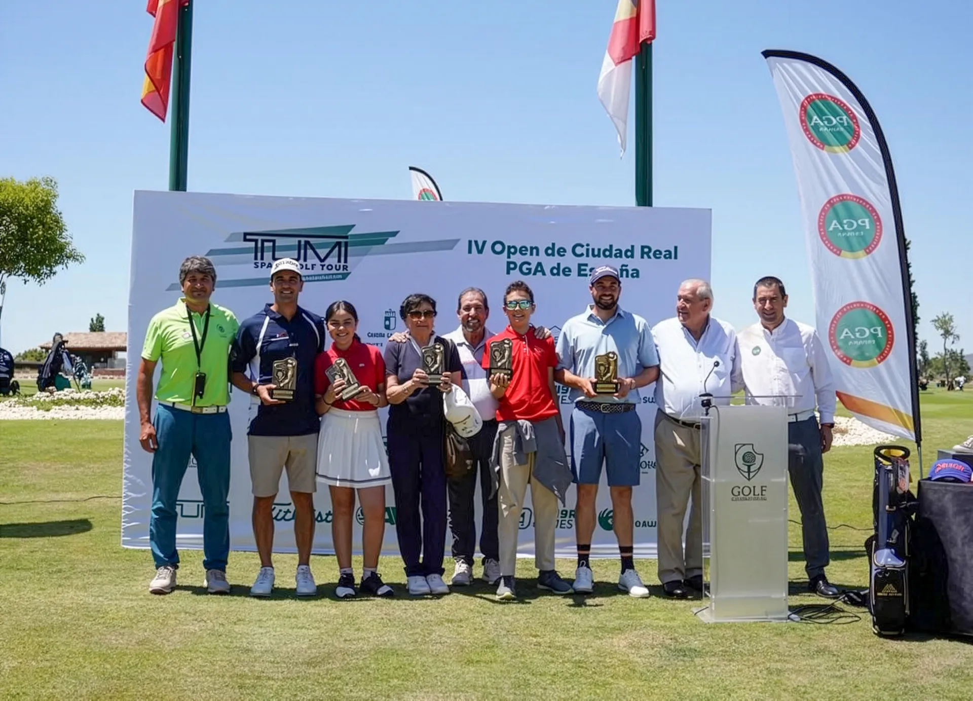 NP - La pareja Piris y Hortal gana el Pro-Am del IV Open de Ciudad Real en el arranque de la gran quincena del golf manchego 2