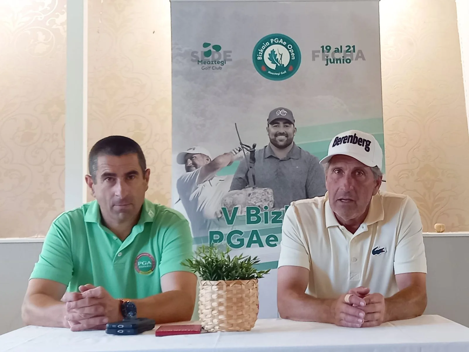 José María Olazábal en el encuentro con medios y patrocinadores del V Bizkaia PGAe Open 2026